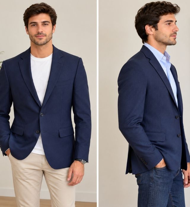 Blazer Dielmar azul marinho