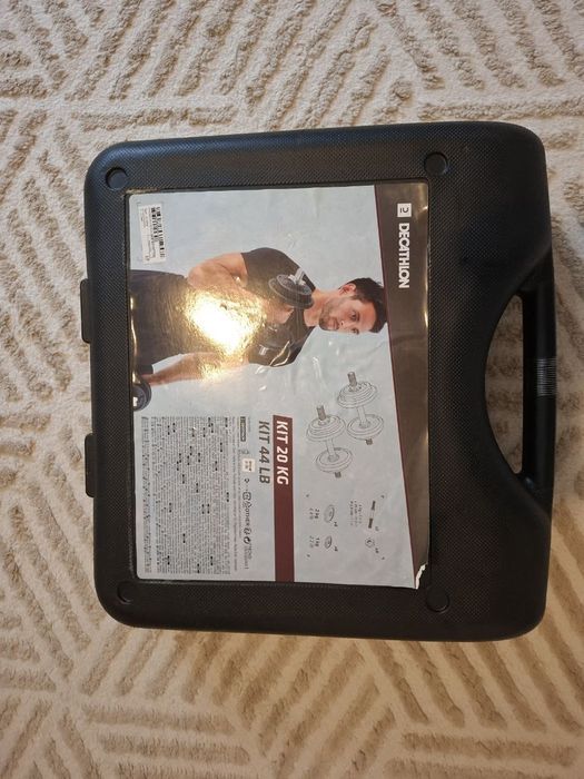 Kit Halteres 20kg + Roda Abdominal | Treino em Casa | 45€