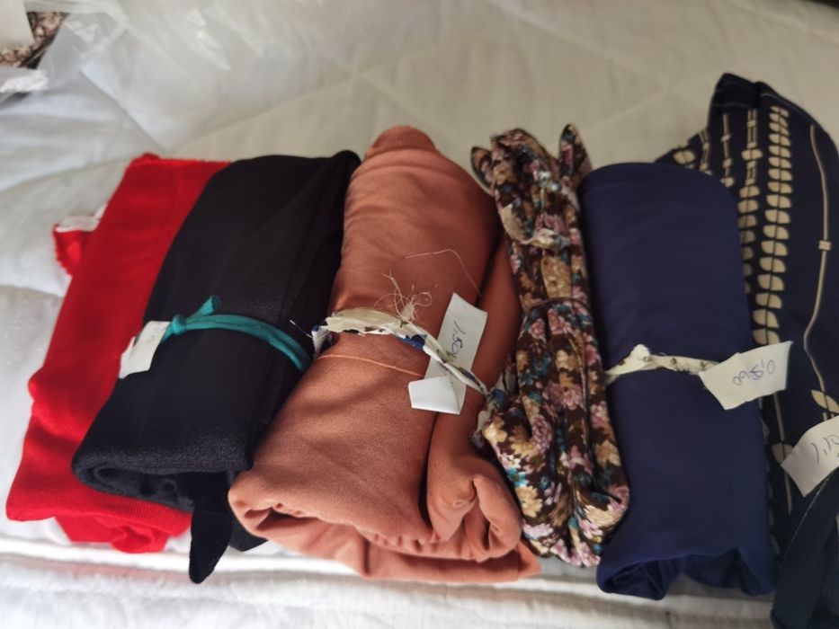 Tecido de Malha grossa e fina