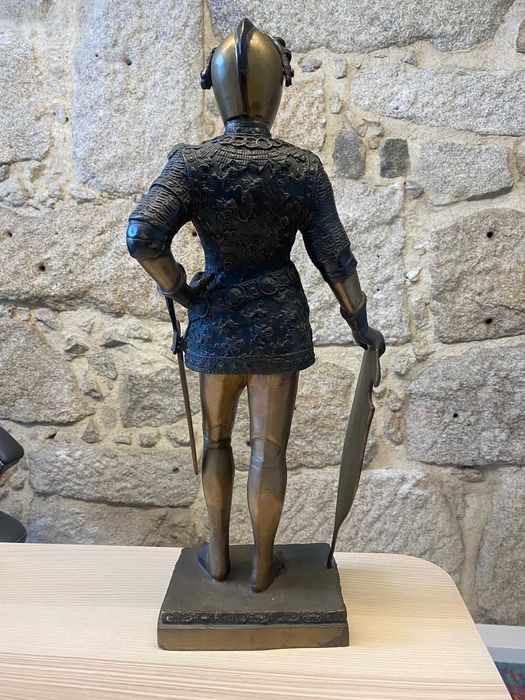 Estátua Rei Arthur em bronze - 50 cm