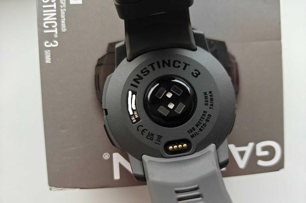 Годинник Garmin Instinct 3 50mm Solar Charcoal