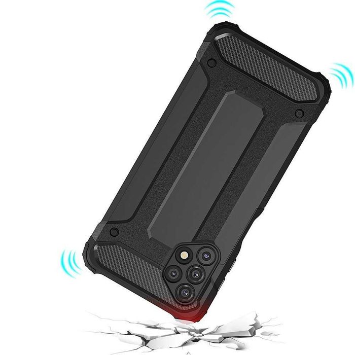 Case Etui Pancerne do Samsung Galaxy A13 4G + Szkło Hartowane