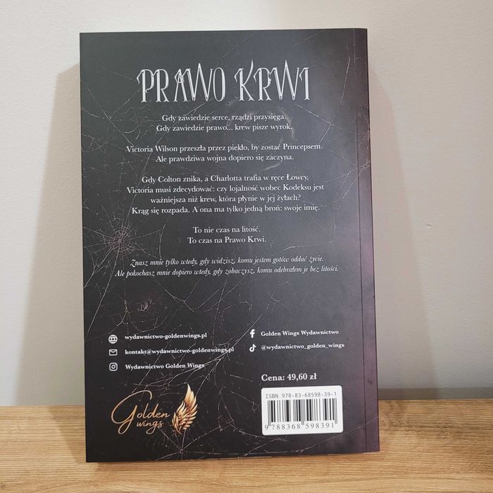 Prawo krwi. Kodeks mroku Joanna Kacprzak