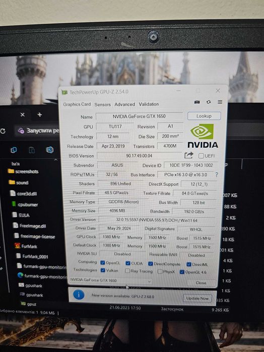 3 ноутбука гровий Ноутбук Asus VivoBook i7\GTX1650
