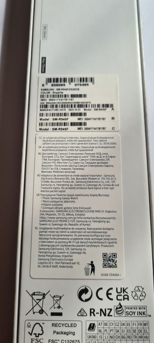 Смарт годинник Samsung Watch 6 Classic 44 mm, e - sim , Black .!