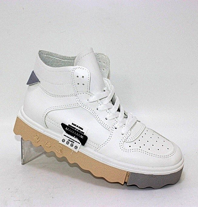 Кросівки-хайтопи білі