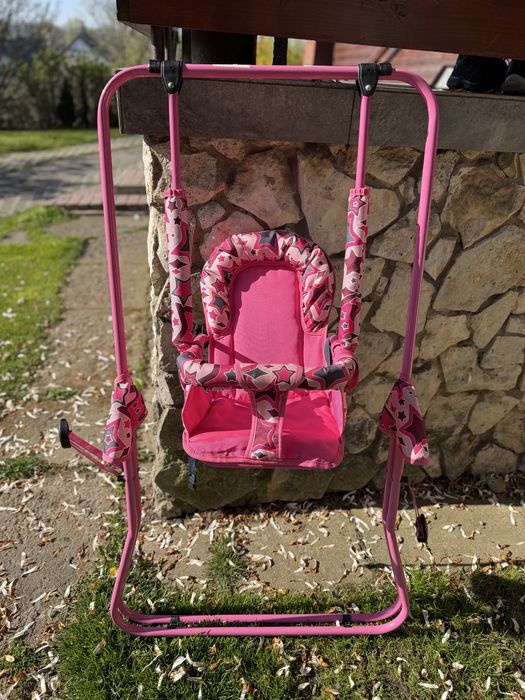 Huśtawka niemowlęca na stelażu