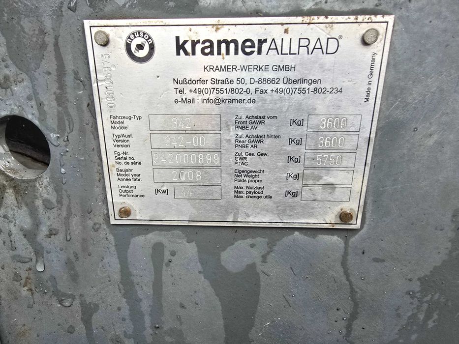 Ładowarka  kołowa  KRAMER 380