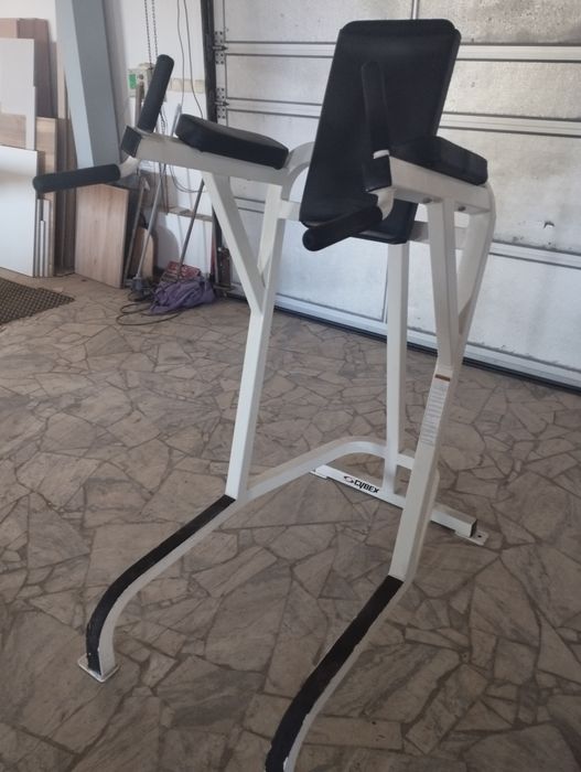 Poręcze stacjonarne stacja na triceps i brzuch dip Cybex