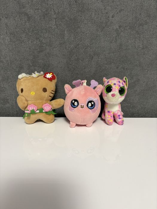 Мягкі брелки, хелуу-китти, Ty Beanie Boo's
