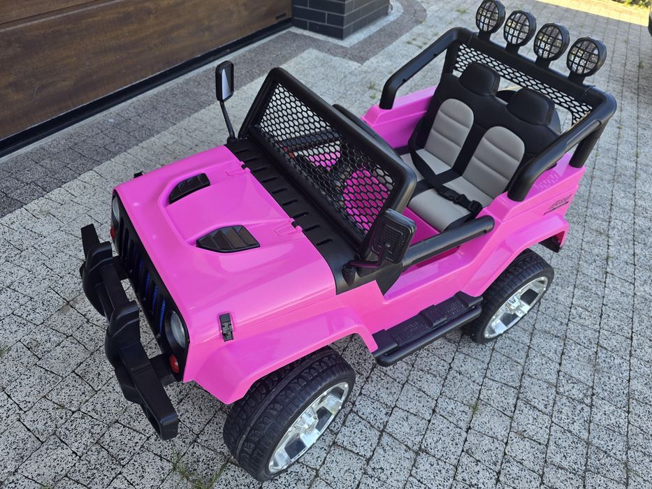 Różowy Jeep S2388 na akumulator z pilotem zdalnego sterowania