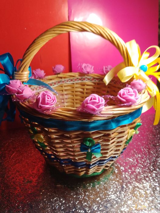 Кошик  на Паску,  Спаса  з  національним декором  дитячий +подарунок