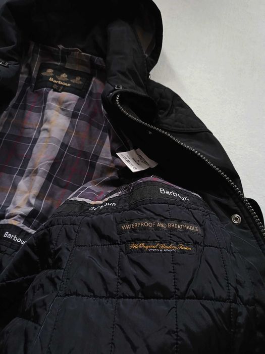 Barbour International Outlaw Womens Waterproof Nylon Jacket Black