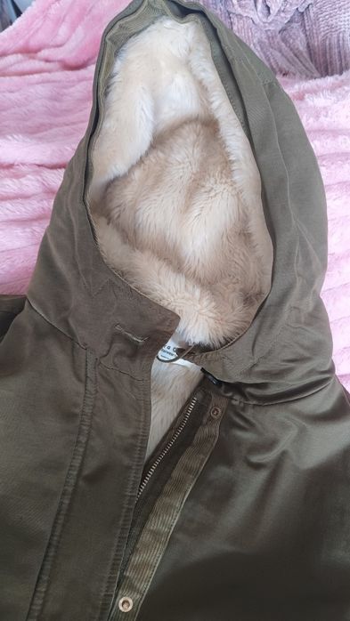 Zara 140 kurtka świetny stan zimowa parka