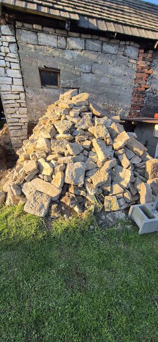 Kamień wapienny ozdobny ogrodzenie skalniak