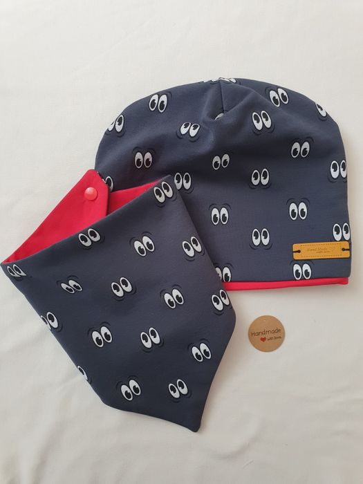 Wiosenny zestaw Czapka + chusta lub komin