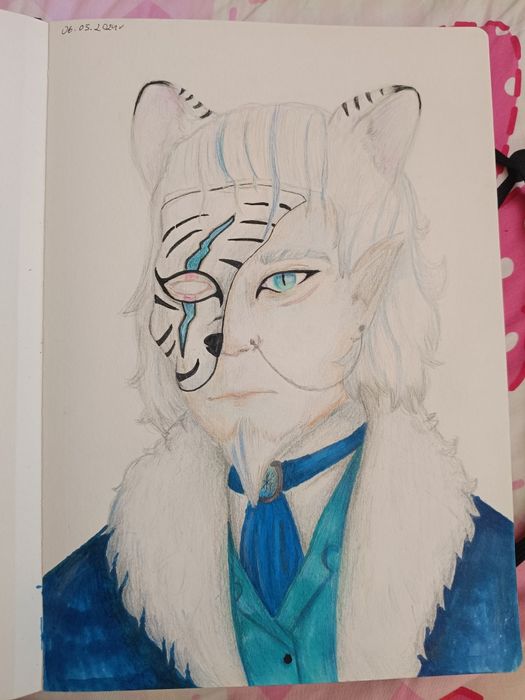 Furry art badge oc