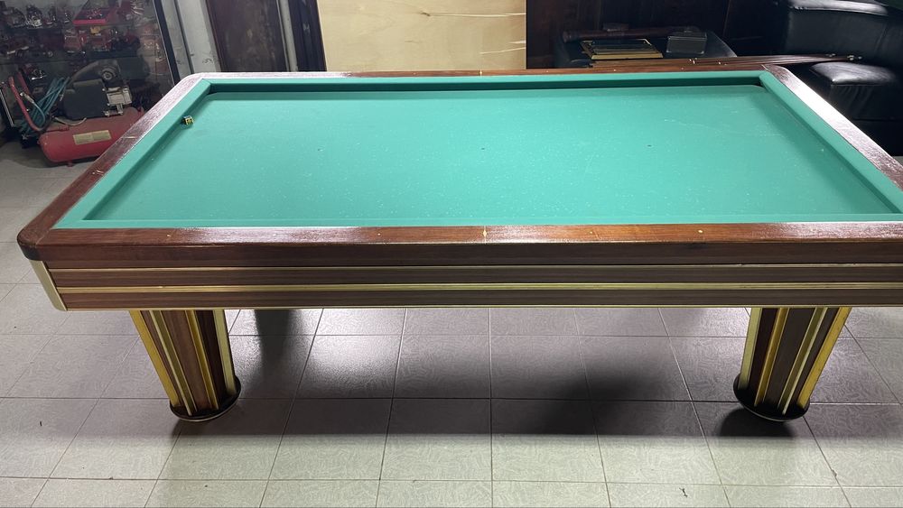 Mesa de Bilhar Profissional em Ardósia 8 Pés (2,32m) – Como Nova