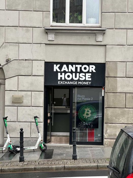 Gotowy kantor wymiany walut – Warszawa, ul. Tamka 45A