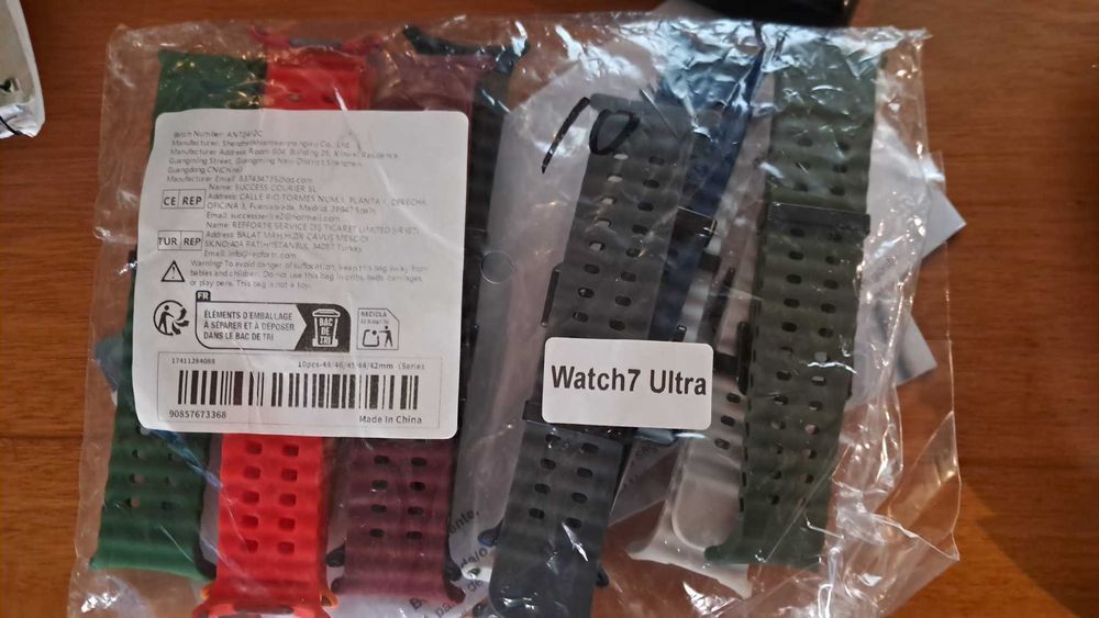 Pulseiras Samsung Ultra Watch7 (8 pulseiras várias cores)