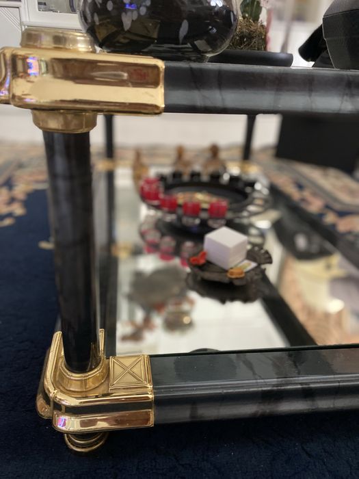 Mesas de apoio de vidro