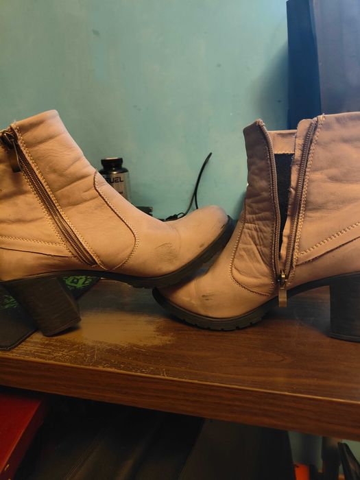 Zara erepons efektowne buty  botki   r.38/39 przód cieniowany