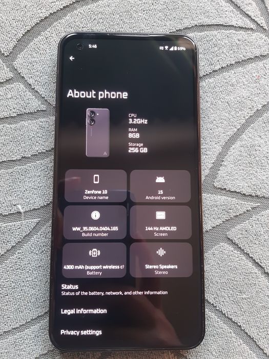 ASUS Zenfone 10 8GB RAM 256GB