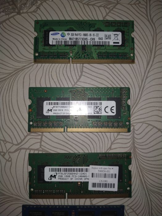 Ddr3 so dimm 8 gb 2 шт по  4 gb комплект  для ноута