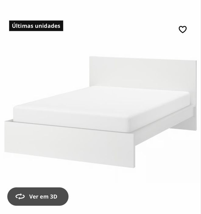 Cama Branca Ikea