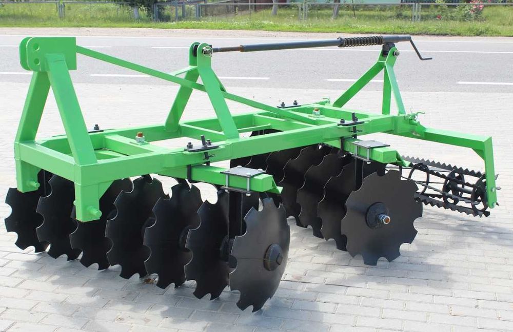 БОРОНА 1,5 з КАТКОМ дискова борона навісна для трактора, диски навісні