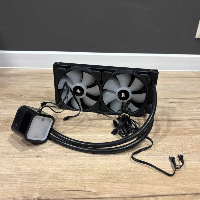 Chłodzenie wodne Corsair H100x RGB Elite | 240mm/ARGB/PWM