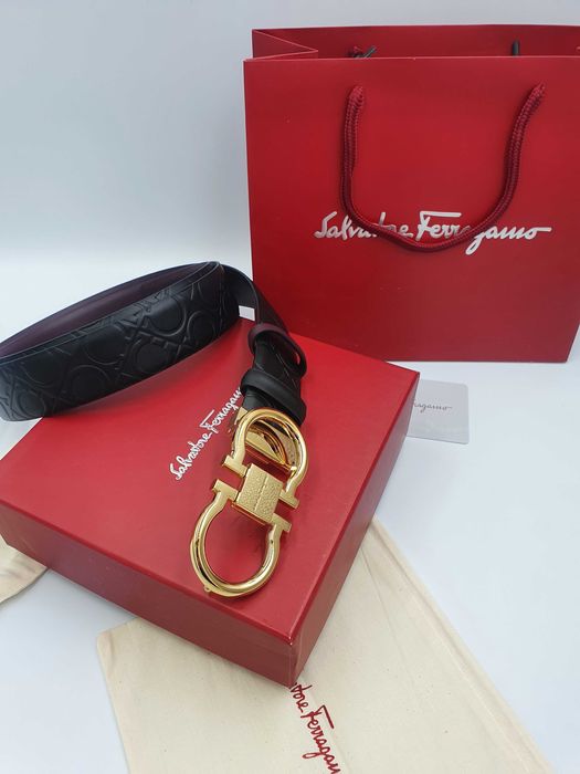 чоловічий ремінь Salvatore Ferragamo Мужской ремень SF