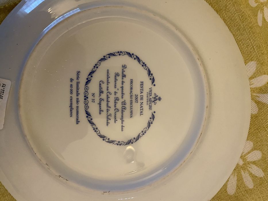 Prato de natal vista alegre