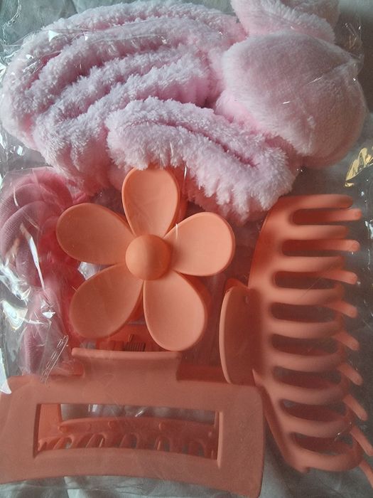 Zestaw upominkowy Beauty spa do włosów opaski klamry gumki