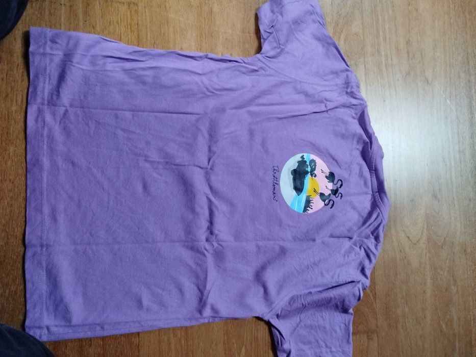 T-shirt Criança Throttleman Roxa Miami Vice Tamanho 8