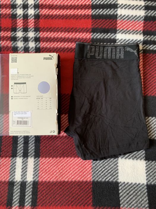Чоловічі боксери, труси Original Puma Premium розмір S Black 1шт