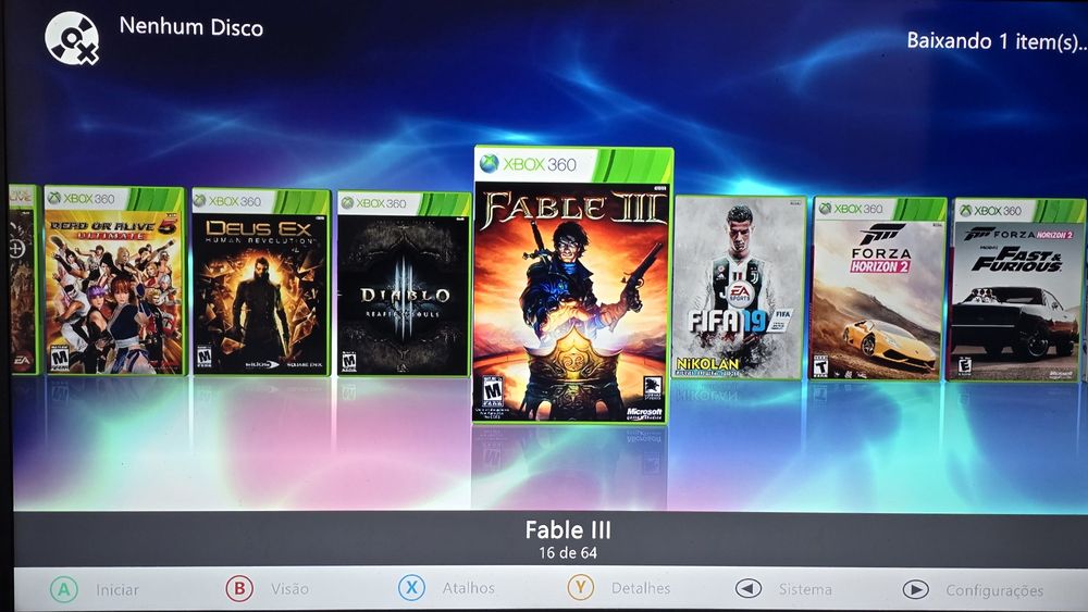 Xbox360 super slim  500gb    desbloqueada  .
