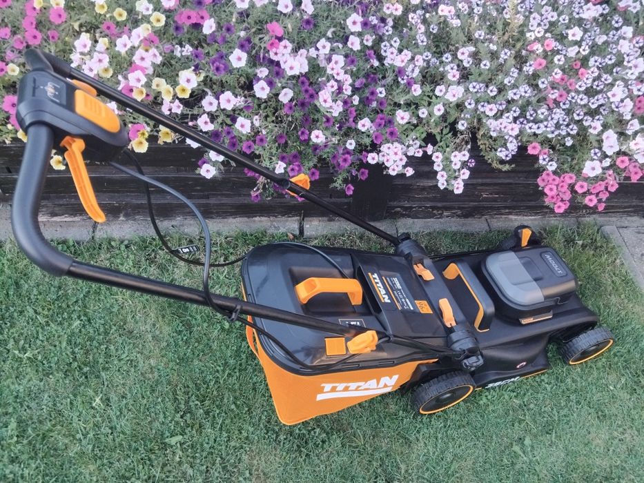 Kosiarka elektryczna Titan 1700W nóż 38cm wysyłka