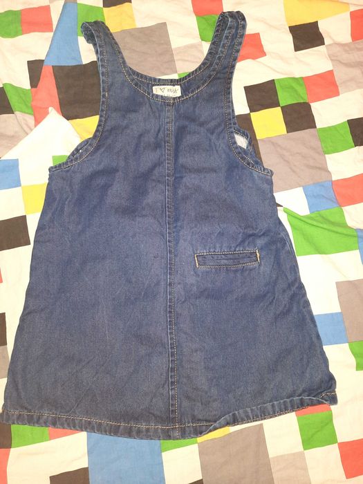 Джинсовый сарафан для девочки