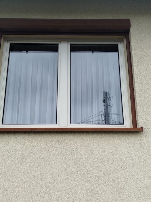 Okna dwuszybowe białe