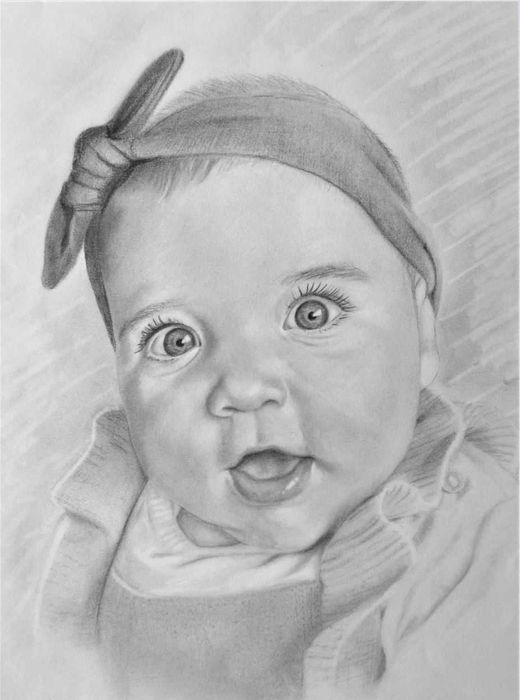 Retratos, desenho, pintura, lápis, carvão