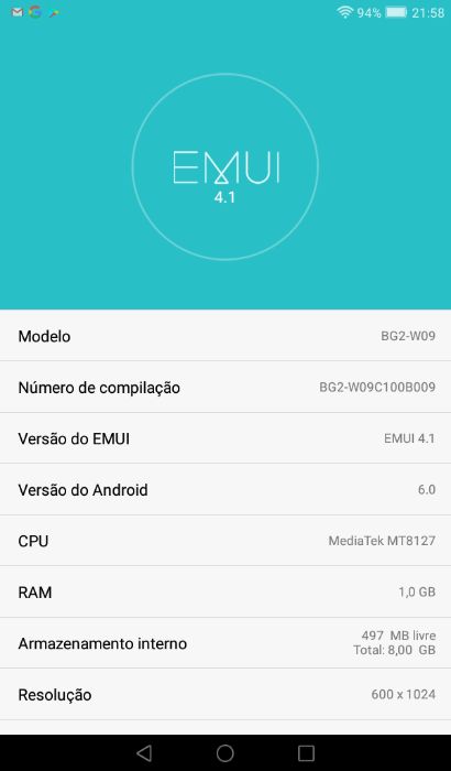 Tablet 7 inches BG2-W09 - K01A - SM-T11364585814035841121