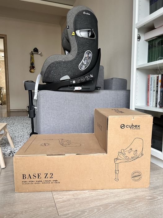 База+крісло Автокрісло Cybex Sirona Z iSize Soho Grey + Base Z2