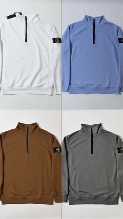 Зіп світшот STONE ISLAND 1/3/зип свитшот стон айденд/кофта stone айденд/свитшот стоник