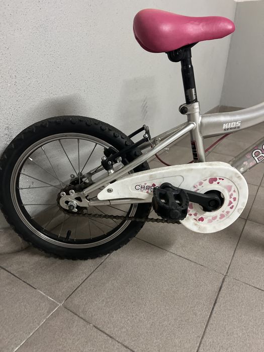 Bicicleta berg charm 16 rosa usada
