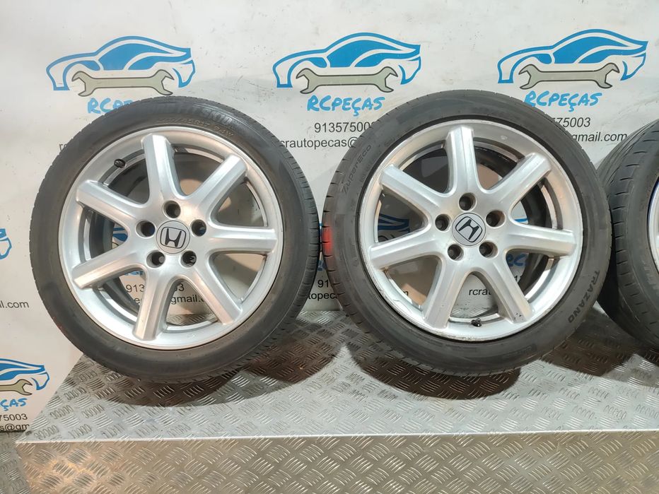 Conjunto Jantes 17 Originais Honda Civic 8 VIII FK 7J ET55 5x114,3J