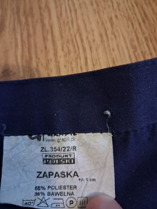 Zapaska granatowa z kieszonką