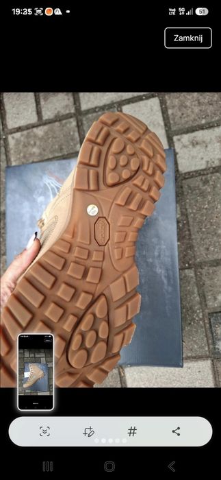 Piaskowe buty trekkingowe Lowa Elite Desert r 42