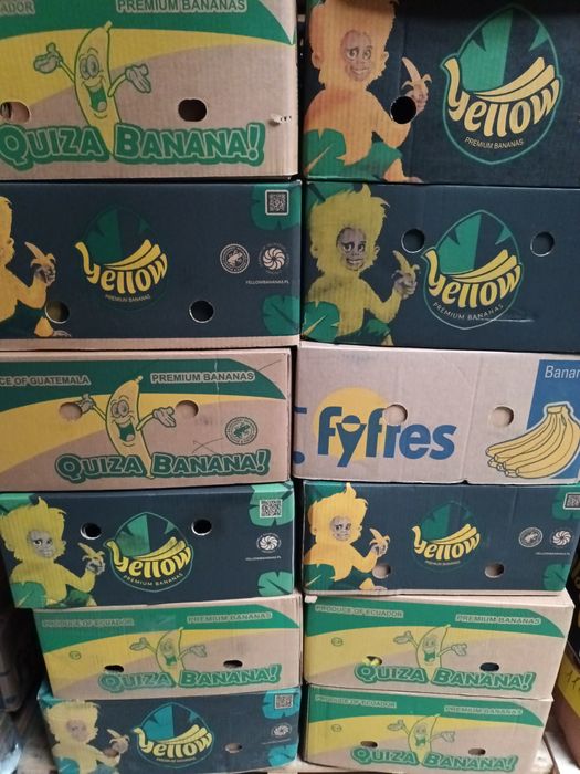 Kartony po bananach