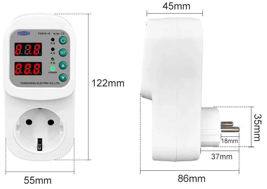Реле контролю напруги (розетка)